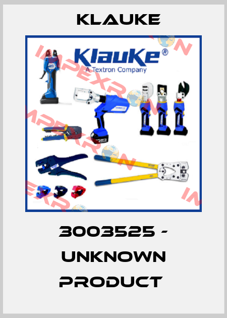 3003525 - unknown product  Klauke