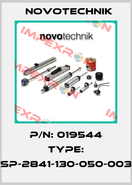P/N: 019544 Type: SP-2841-130-050-003 Novotechnik