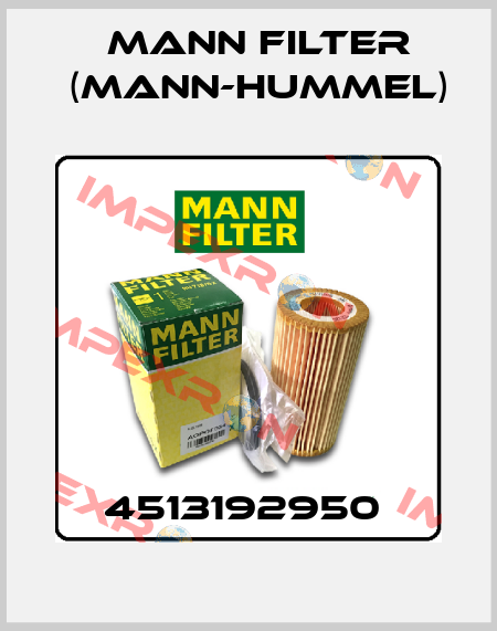 4513192950  Mann Filter (Mann-Hummel)