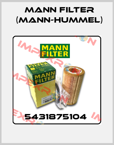 5431875104  Mann Filter (Mann-Hummel)