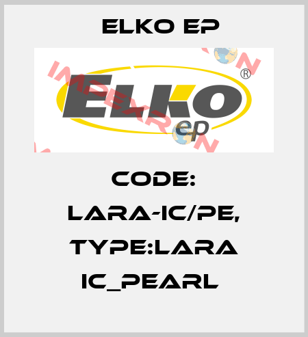 Code: LARA-IC/PE, Type:LARA IC_pearl  Elko EP