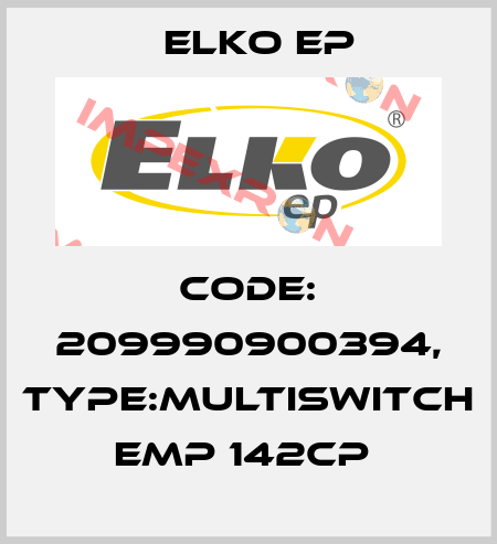 Code: 209990900394, Type:Multiswitch EMP 142CP  Elko EP