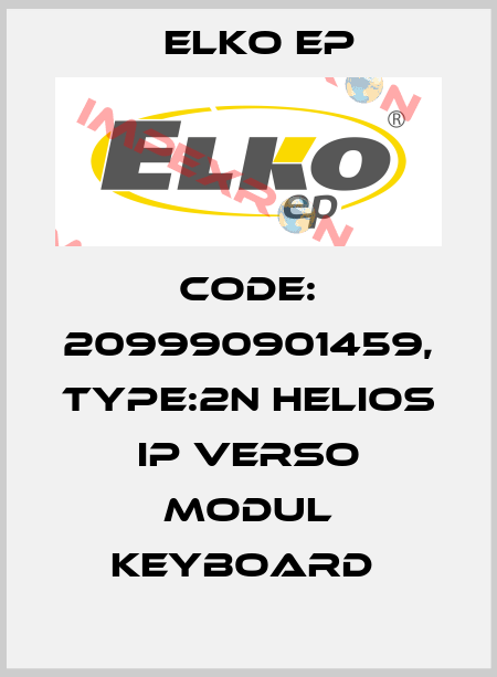 Code: 209990901459, Type:2N Helios IP Verso modul keyboard  Elko EP