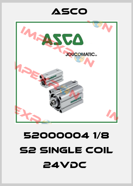 52000004 1/8 S2 SINGLE COIL 24VDC  Asco