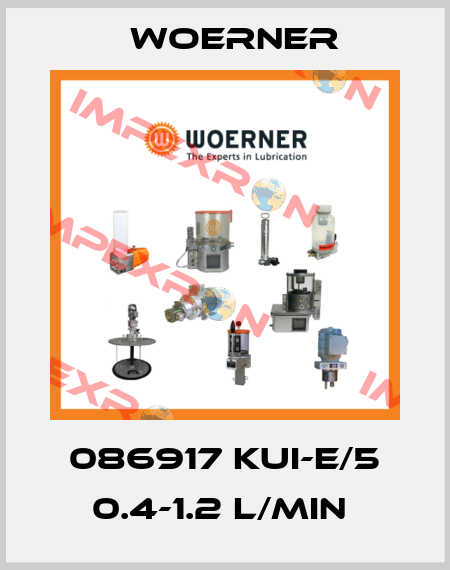 086917 KUI-E/5 0.4-1.2 L/MIN  Woerner