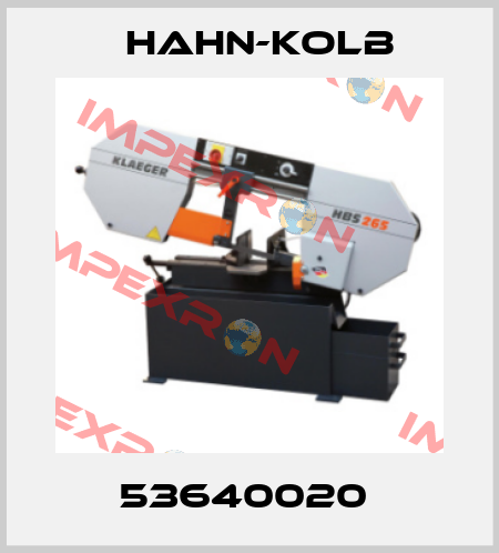 53640020  Hahn-Kolb