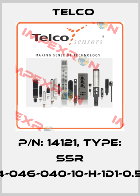 p/n: 14121, Type: SSR 01-4-046-040-10-H-1D1-0.5-J8 Telco