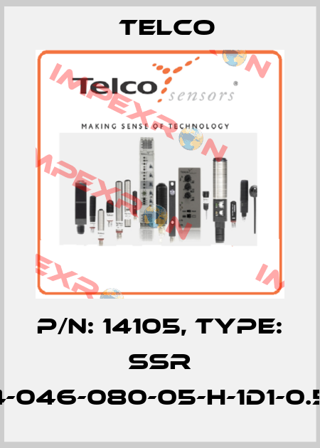 p/n: 14105, Type: SSR 01-4-046-080-05-H-1D1-0.5-J8 Telco