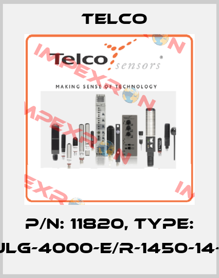 p/n: 11820, Type: SULG-4000-E/R-1450-14-01 Telco