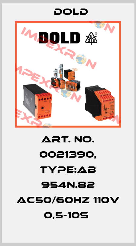 Art. No. 0021390, Type:AB 954N.82 AC50/60HZ 110V 0,5-10S  Dold
