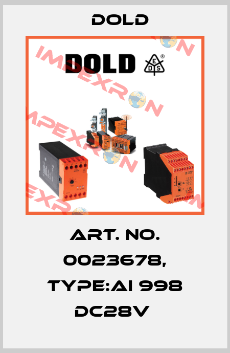 Art. No. 0023678, Type:AI 998 DC28V  Dold