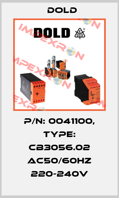 p/n: 0041100, Type: CB3056.02 AC50/60HZ 220-240V Dold