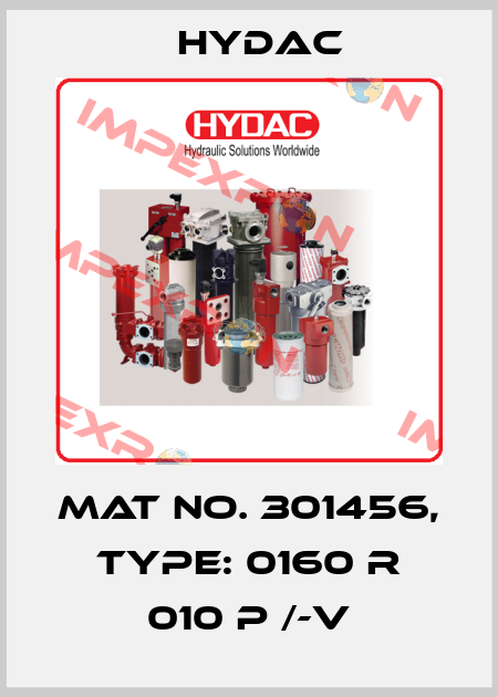 Mat No. 301456, Type: 0160 R 010 P /-V Hydac