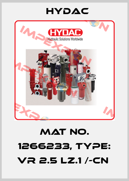Mat No. 1266233, Type: VR 2.5 LZ.1 /-CN  Hydac