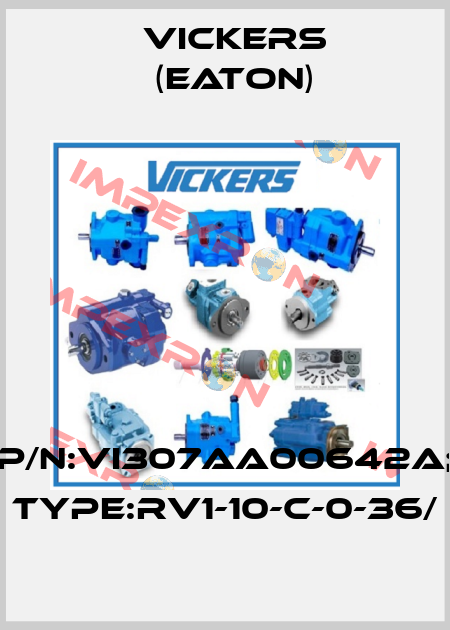 P/N:VI307AA00642A; Type:RV1-10-C-0-36/ Vickers (Eaton)