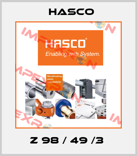 Z 98 / 49 /3  Hasco