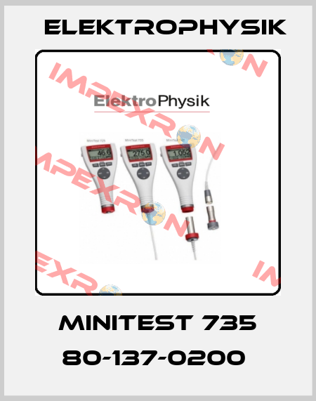 MiniTest 735 80-137-0200  ElektroPhysik