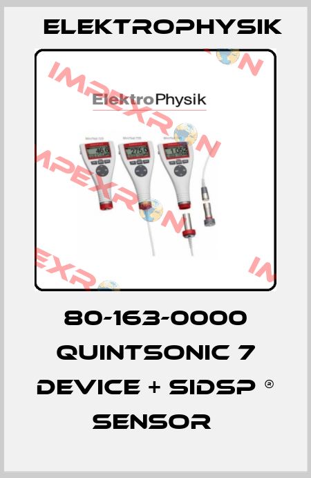 80-163-0000 QUINTSONIC 7 DEVICE + SIDSP ® SENSOR  ElektroPhysik
