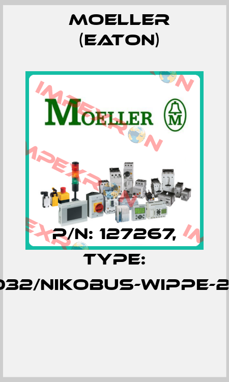 P/N: 127267, Type: 161-00032/NIKOBUS-WIPPE-2X1/2-IR  Moeller (Eaton)