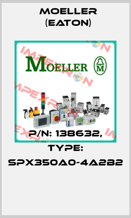 P/N: 138632, Type: SPX350A0-4A2B2  Moeller (Eaton)