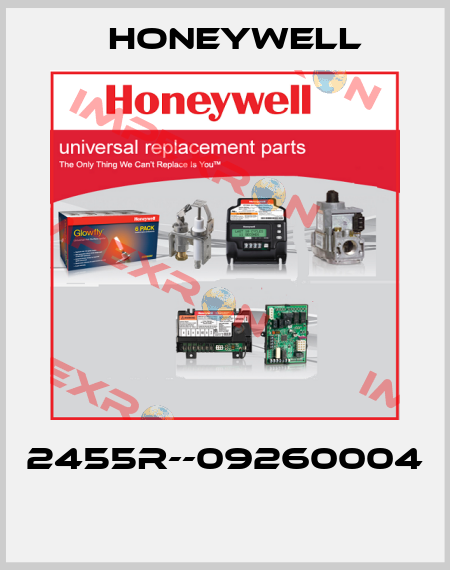 2455R--09260004  Honeywell