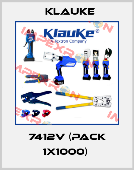7412V (pack 1x1000)  Klauke