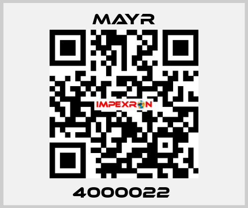 4000022  Mayr