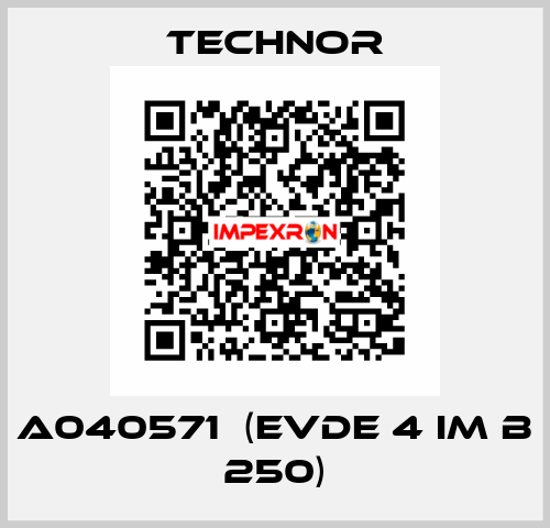 A040571  (Evde 4 IM B 250) TECHNOR