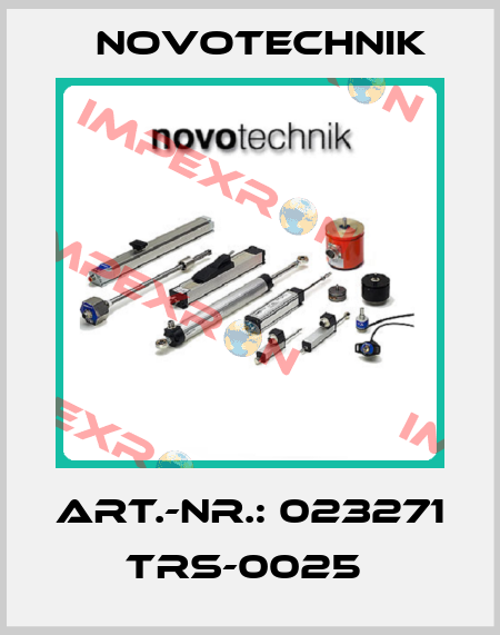 ART.-NR.: 023271 TRS-0025  Novotechnik