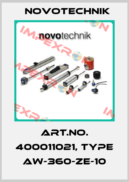 Art.No. 400011021, Type AW-360-ZE-10 Novotechnik