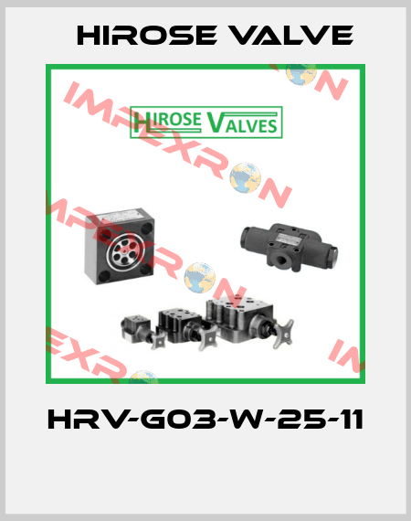 HRV-G03-W-25-11  Hirose Valve