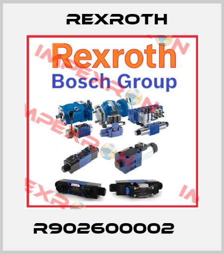 R902600002    Rexroth