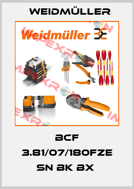 BCF 3.81/07/180FZE SN BK BX  Weidmüller