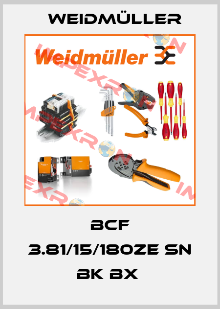 BCF 3.81/15/180ZE SN BK BX  Weidmüller