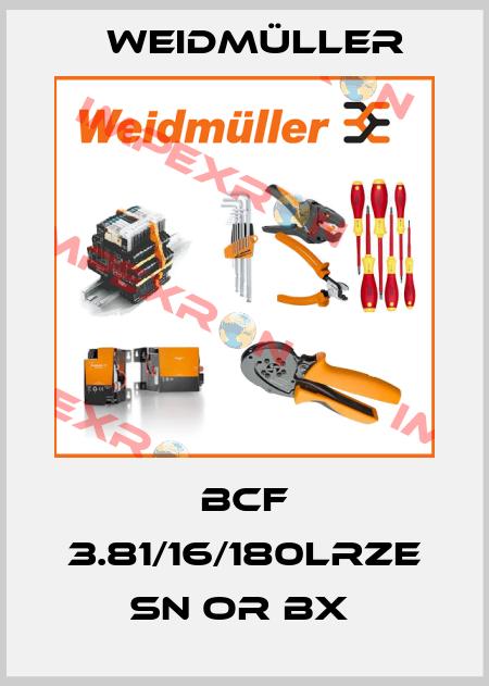 BCF 3.81/16/180LRZE SN OR BX  Weidmüller