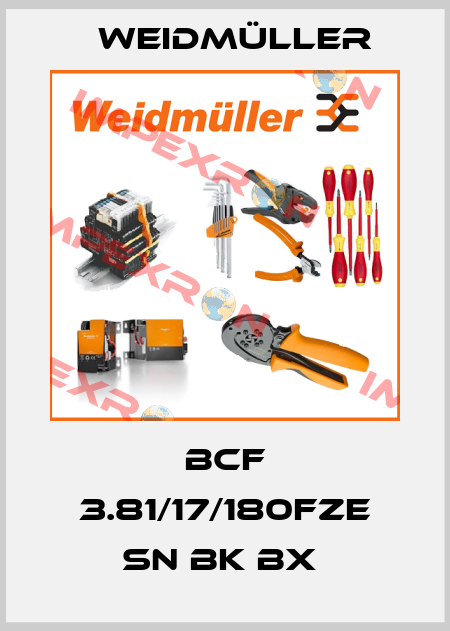 BCF 3.81/17/180FZE SN BK BX  Weidmüller