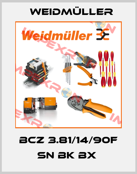 BCZ 3.81/14/90F SN BK BX  Weidmüller