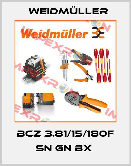 BCZ 3.81/15/180F SN GN BX  Weidmüller