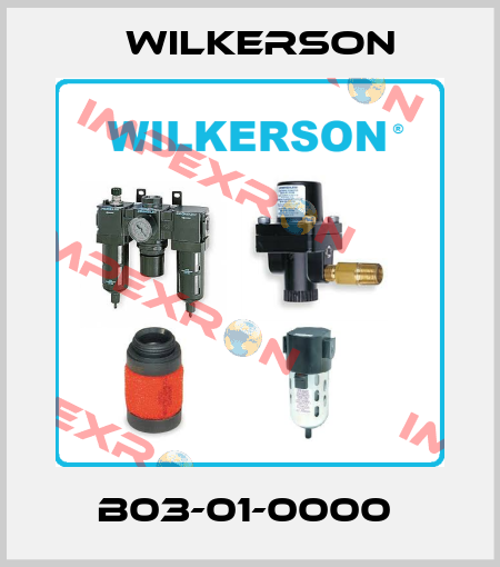 B03-01-0000  Wilkerson