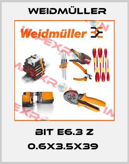 BIT E6.3 Z 0.6X3.5X39  Weidmüller