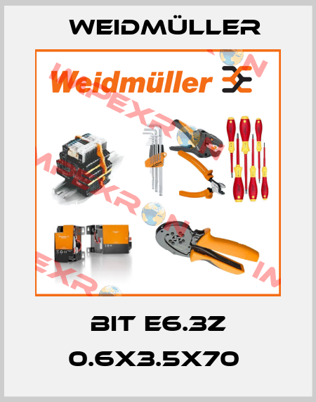 BIT E6.3Z 0.6X3.5X70  Weidmüller