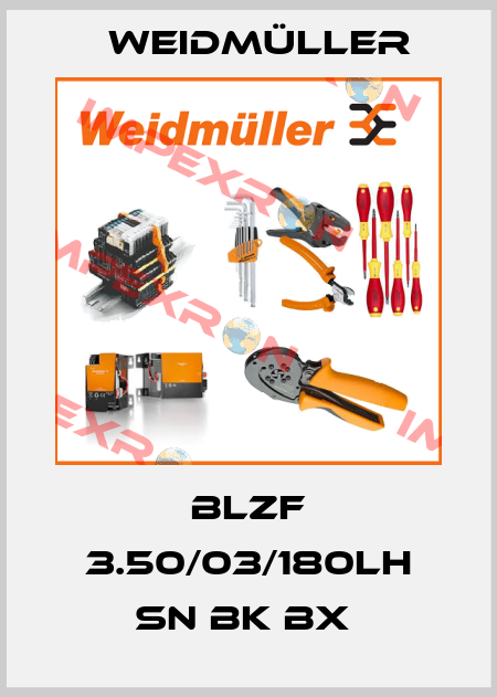 BLZF 3.50/03/180LH SN BK BX  Weidmüller