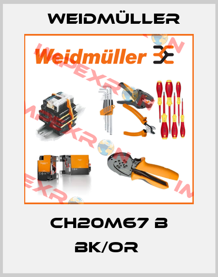 CH20M67 B BK/OR  Weidmüller
