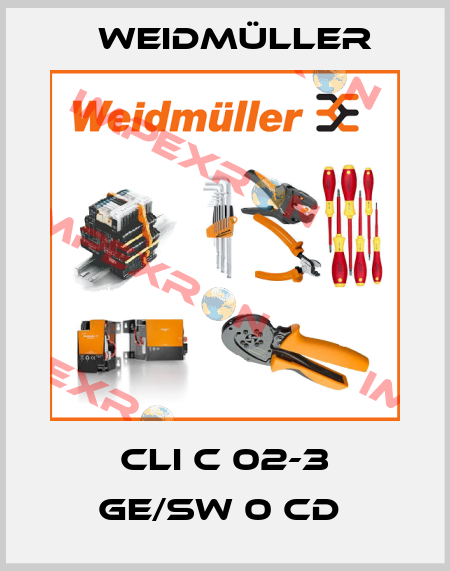 CLI C 02-3 GE/SW 0 CD  Weidmüller