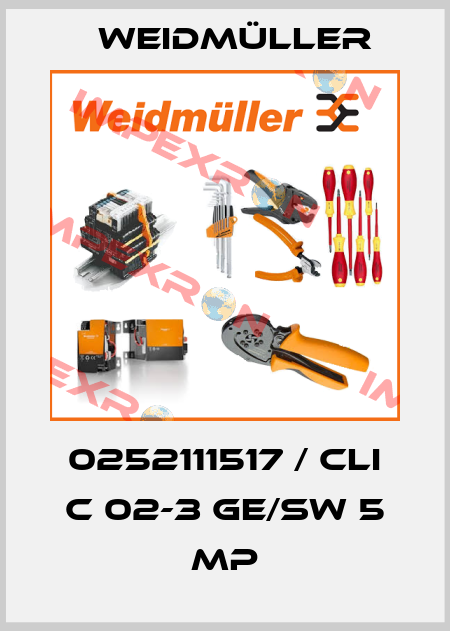 0252111517 / CLI C 02-3 GE/SW 5 MP Weidmüller