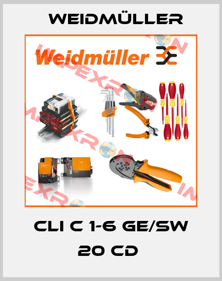 CLI C 1-6 GE/SW 20 CD  Weidmüller