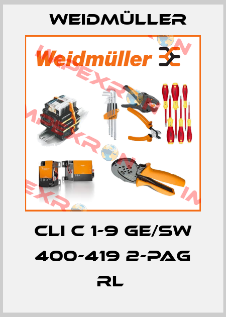 CLI C 1-9 GE/SW 400-419 2-PAG RL  Weidmüller