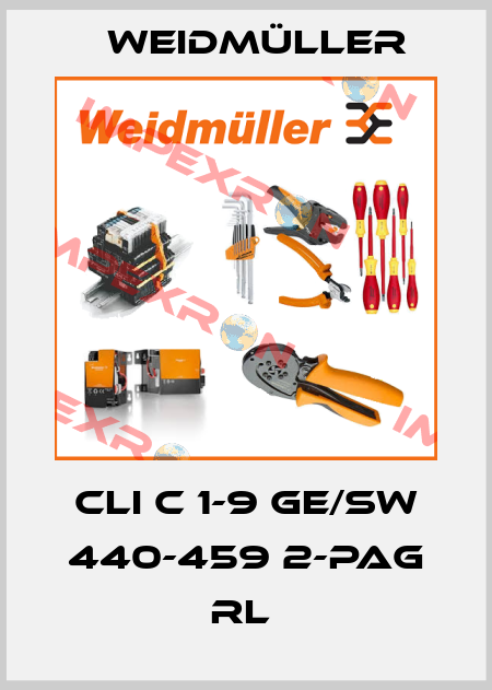 CLI C 1-9 GE/SW 440-459 2-PAG RL  Weidmüller