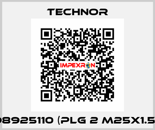 D8925110 (PLG 2 M25X1.5)  TECHNOR