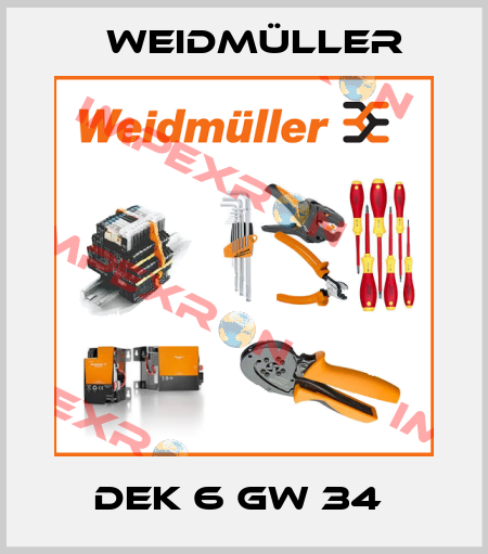 DEK 6 GW 34  Weidmüller